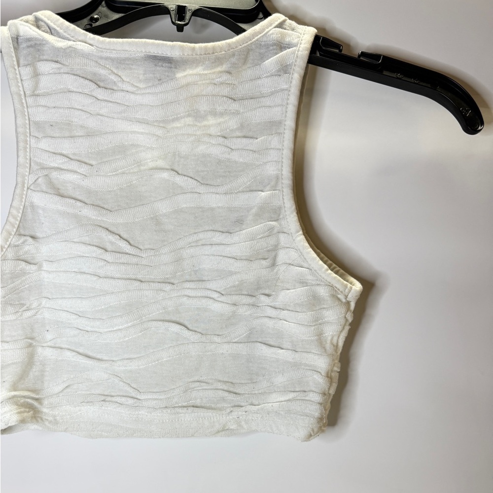 *SOLD* White Textured Top